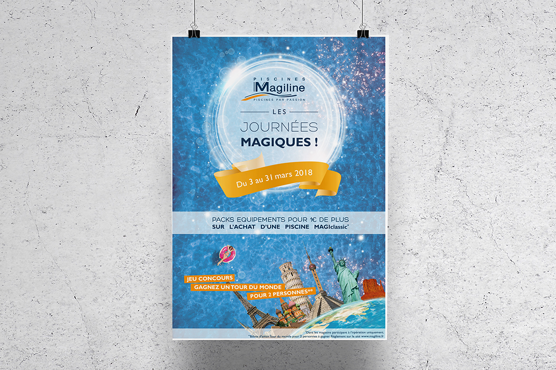 affiche piscines magiline 2018